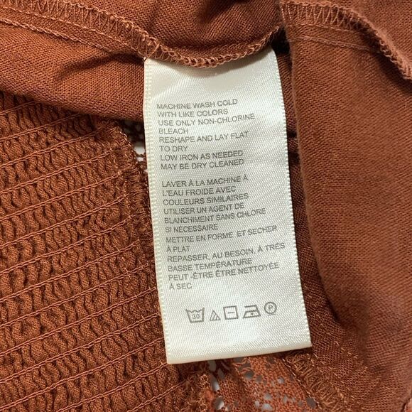 Free People Lace Tank Top Size Large Womens - Picture 8 of 9